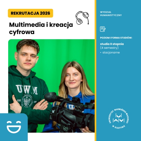 rekrutacja na studia Multimedia i kreacja cyfrowa