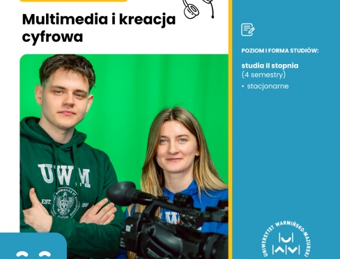 rekrutacja na studia Multimedia i kreacja cyfrowa